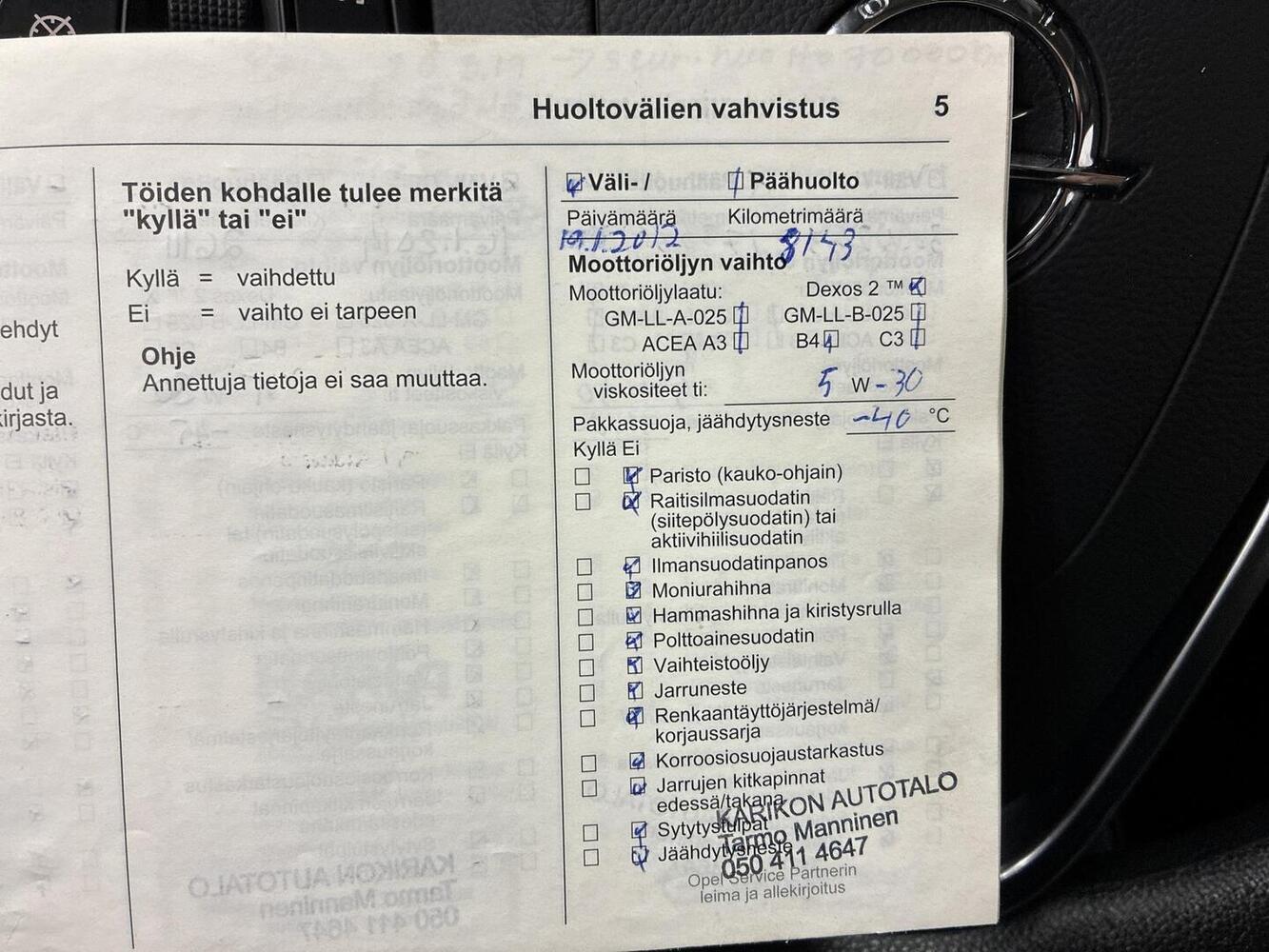 Opel Astra vaihtoauto