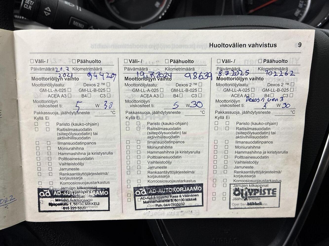 Opel Astra vaihtoauto