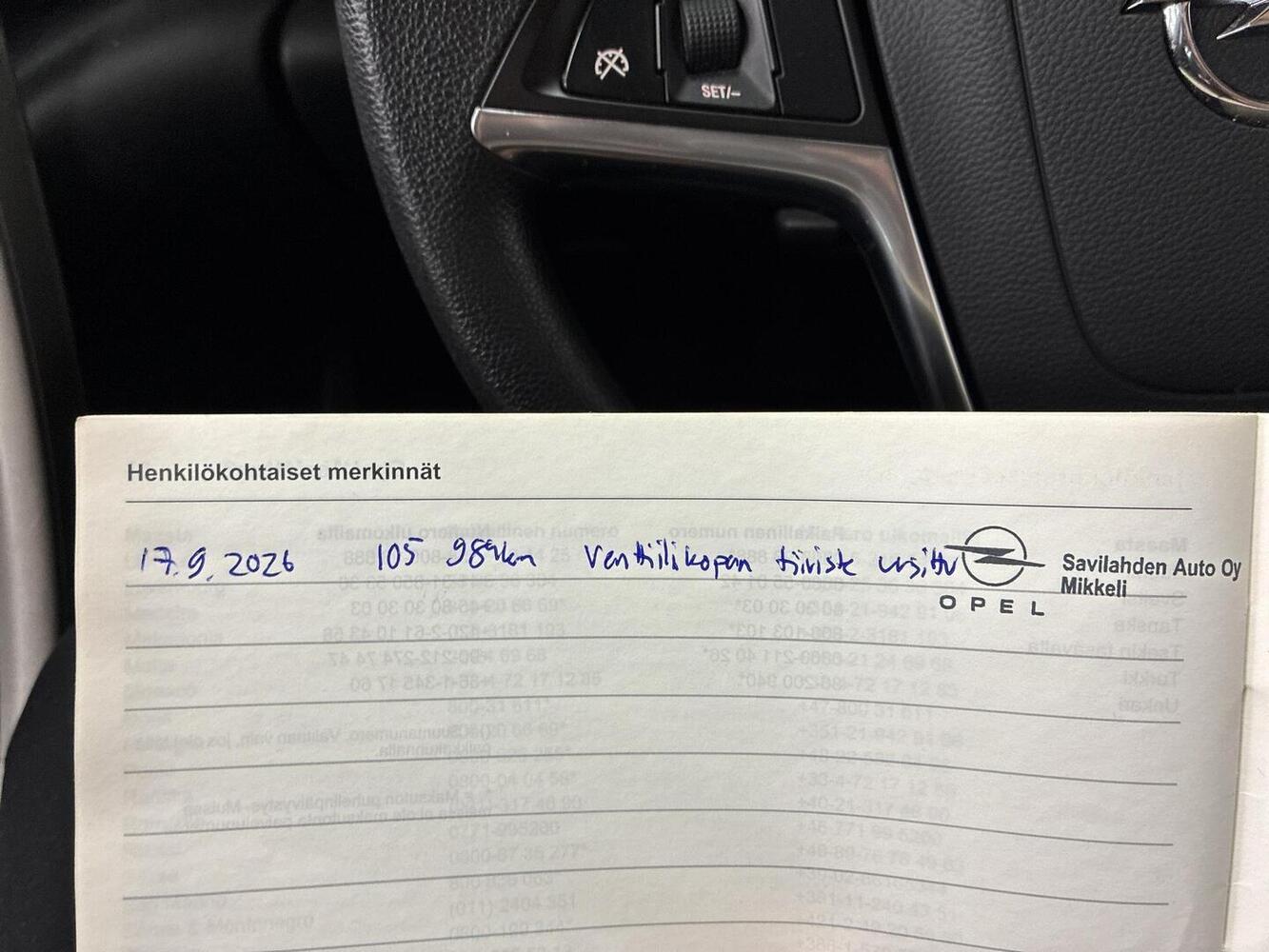Opel Astra vaihtoauto