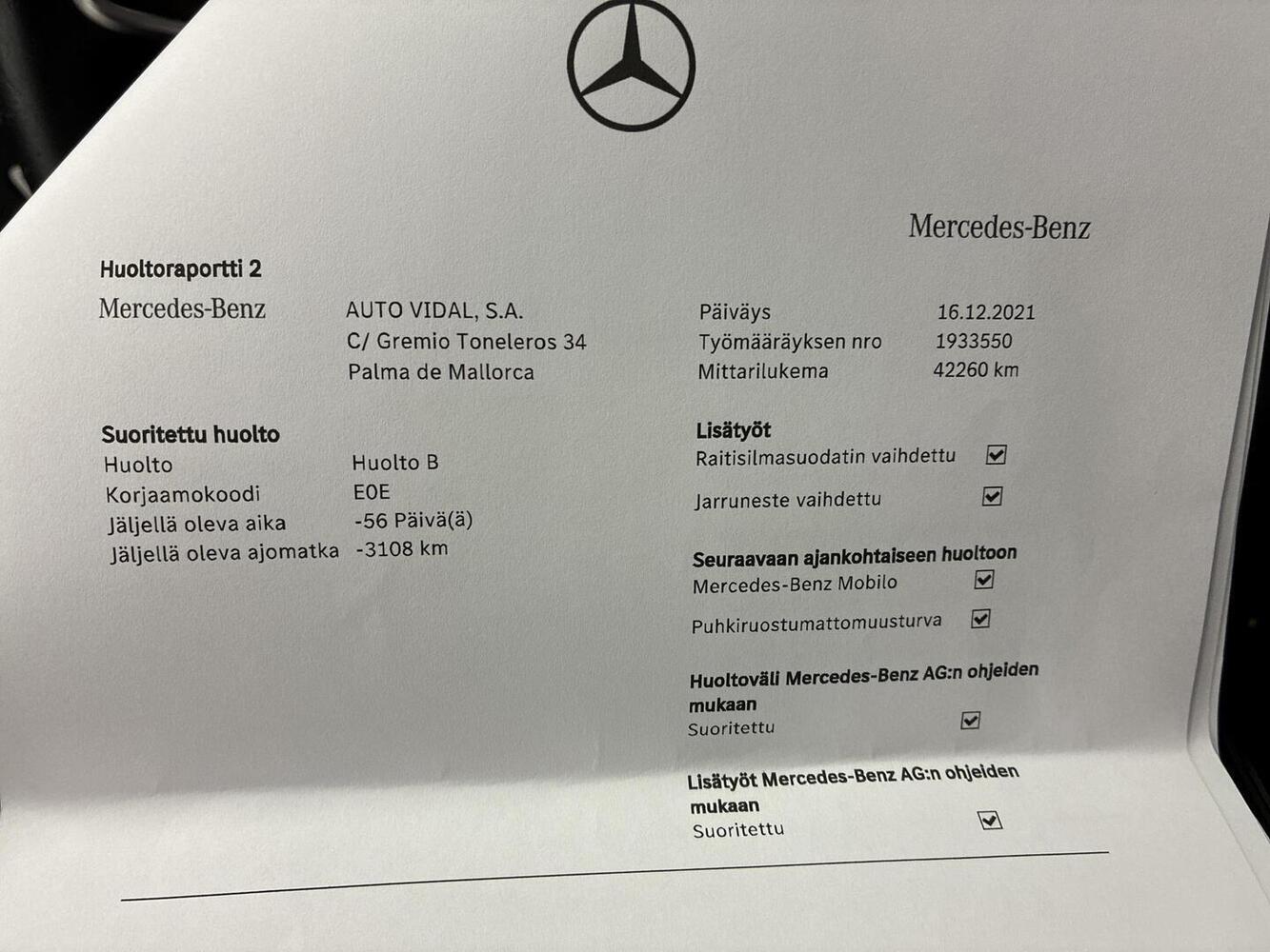 Mercedes-Benz EQC vaihtoauto