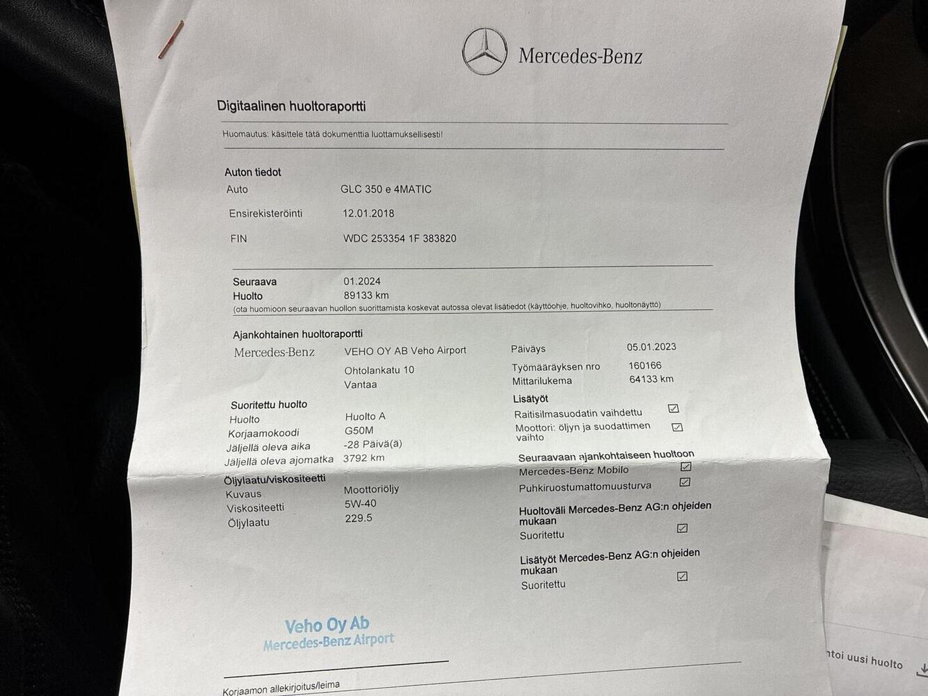 Mercedes-Benz GLC vaihtoauto