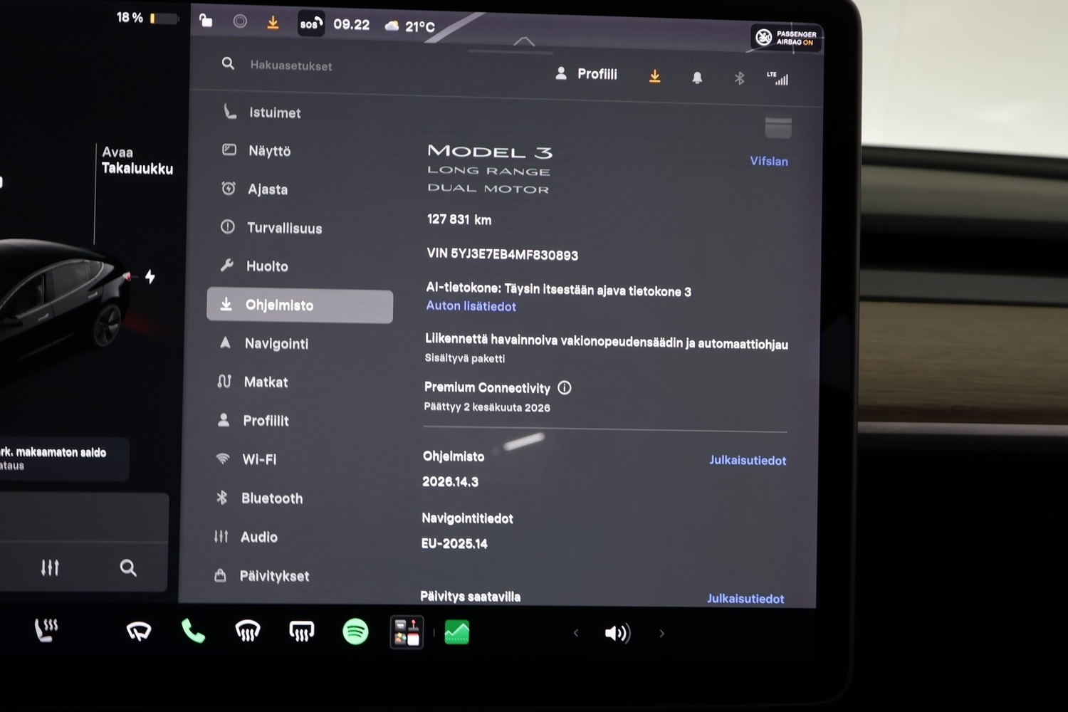 Tesla Model 3 vaihtoauto