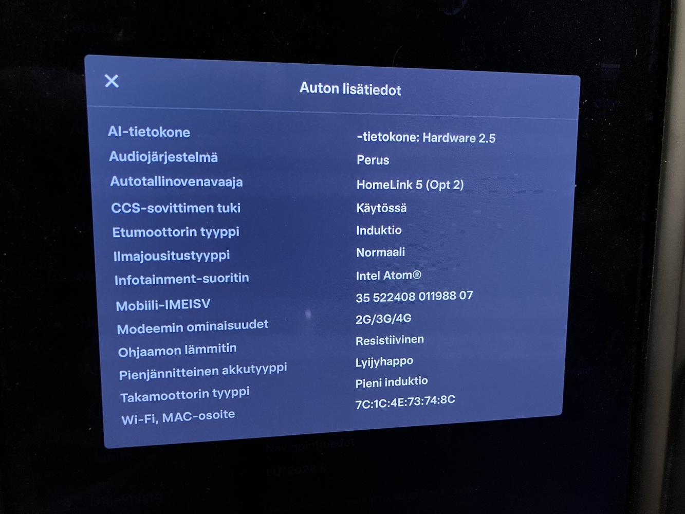 Tesla Model S vaihtoauto