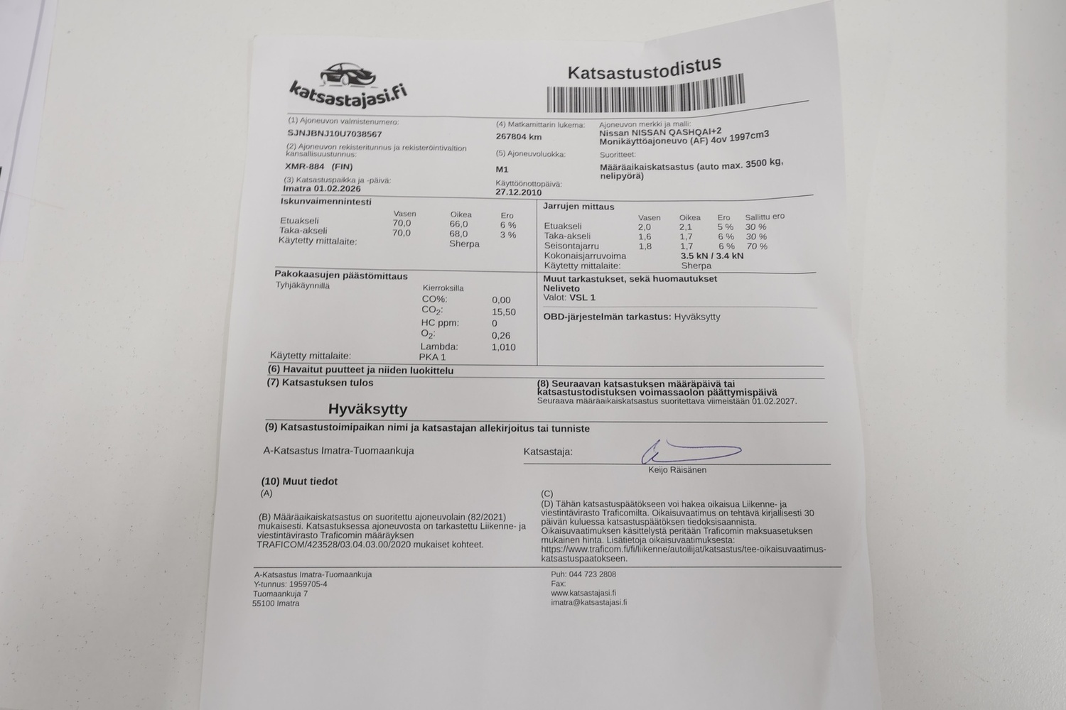 Nissan Qashqai+2 vaihtoauto