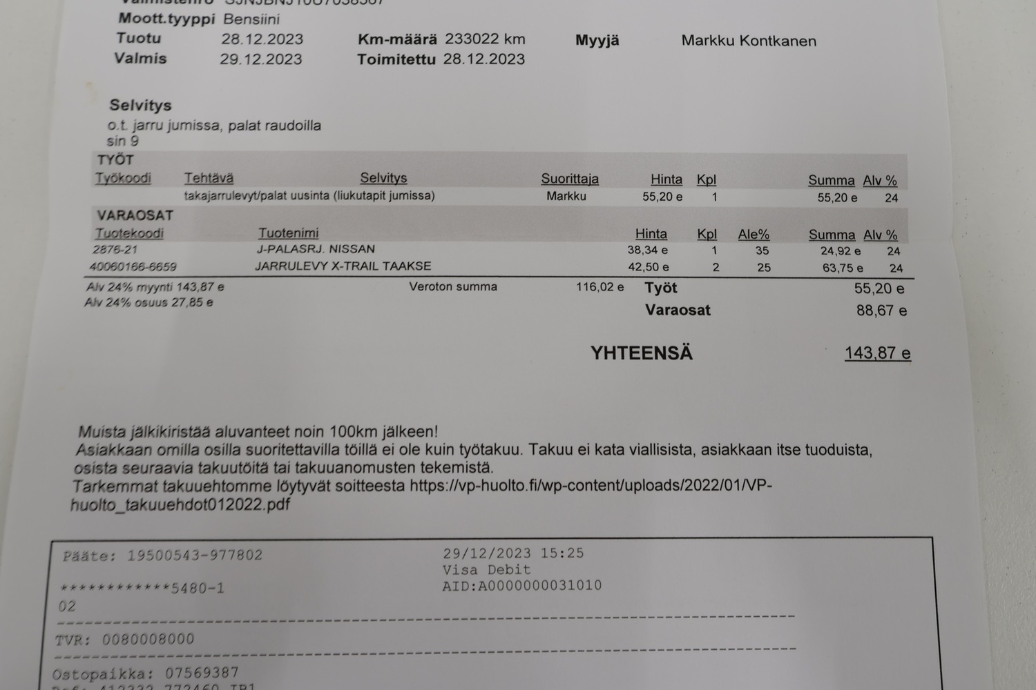 Nissan Qashqai+2 vaihtoauto