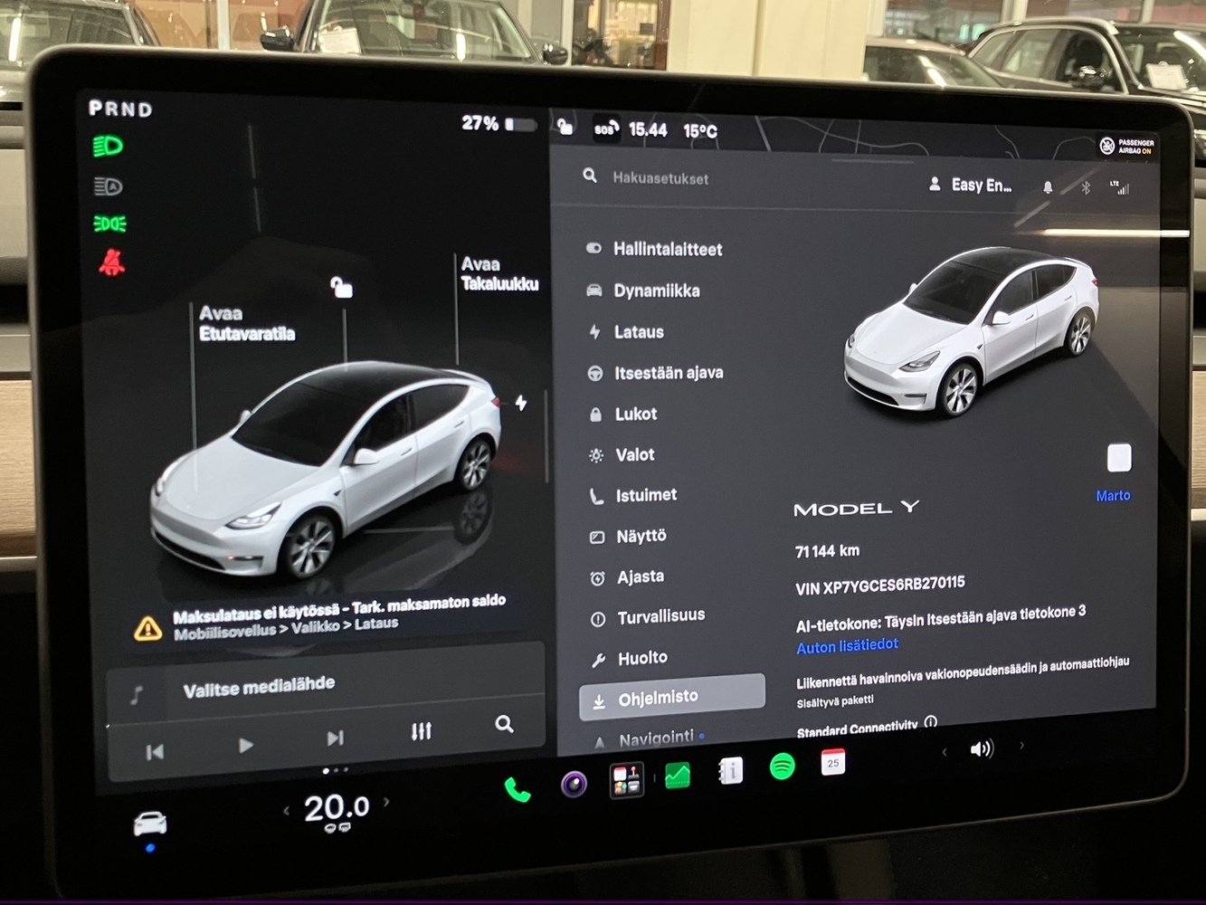 Tesla Model Y vaihtoauto