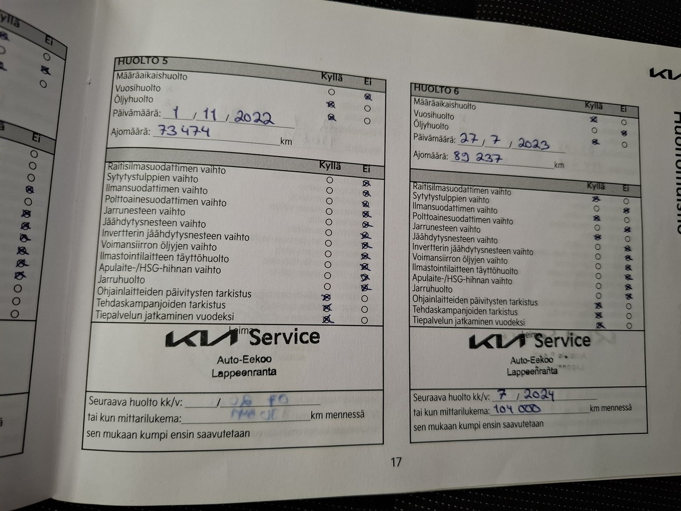 Kia Rio vaihtoauto