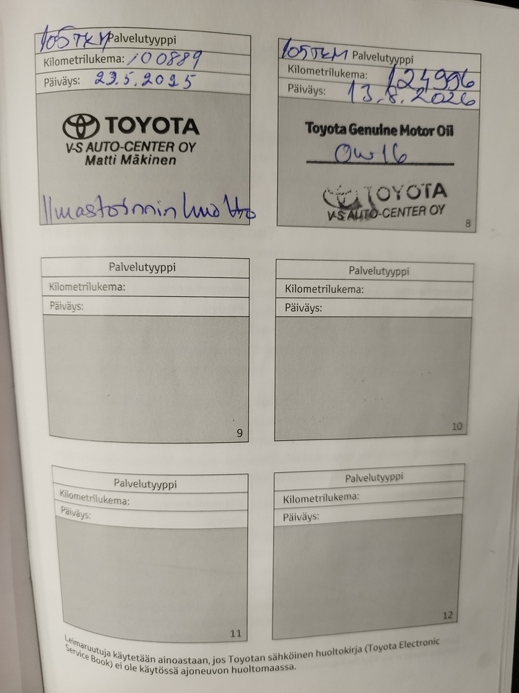 Toyota Corolla vaihtoauto