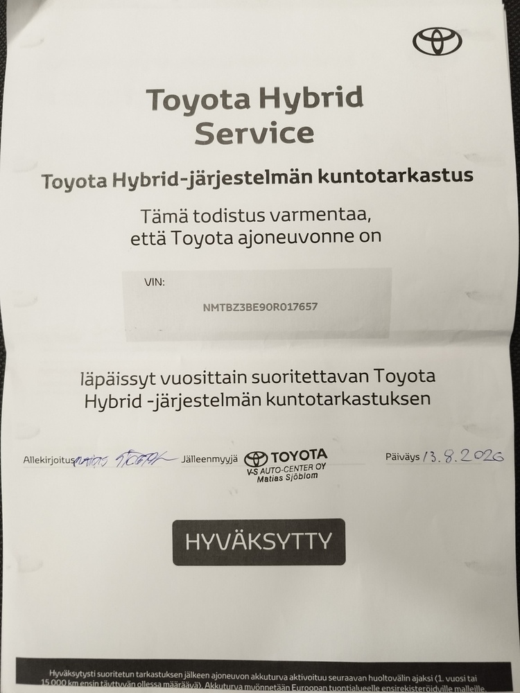 Toyota Corolla vaihtoauto