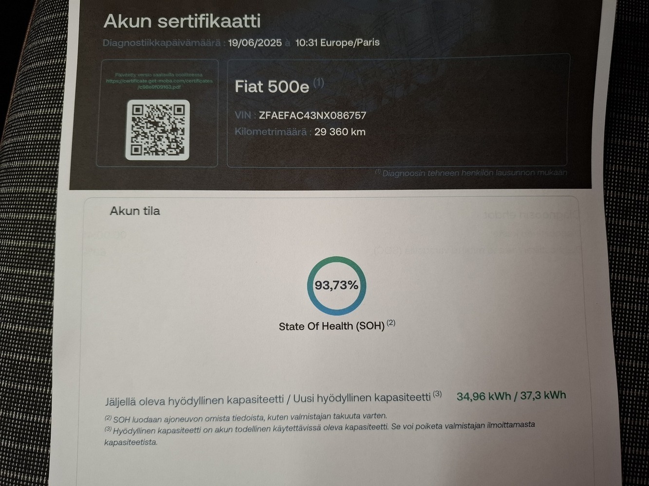 Fiat 500e vaihtoauto
