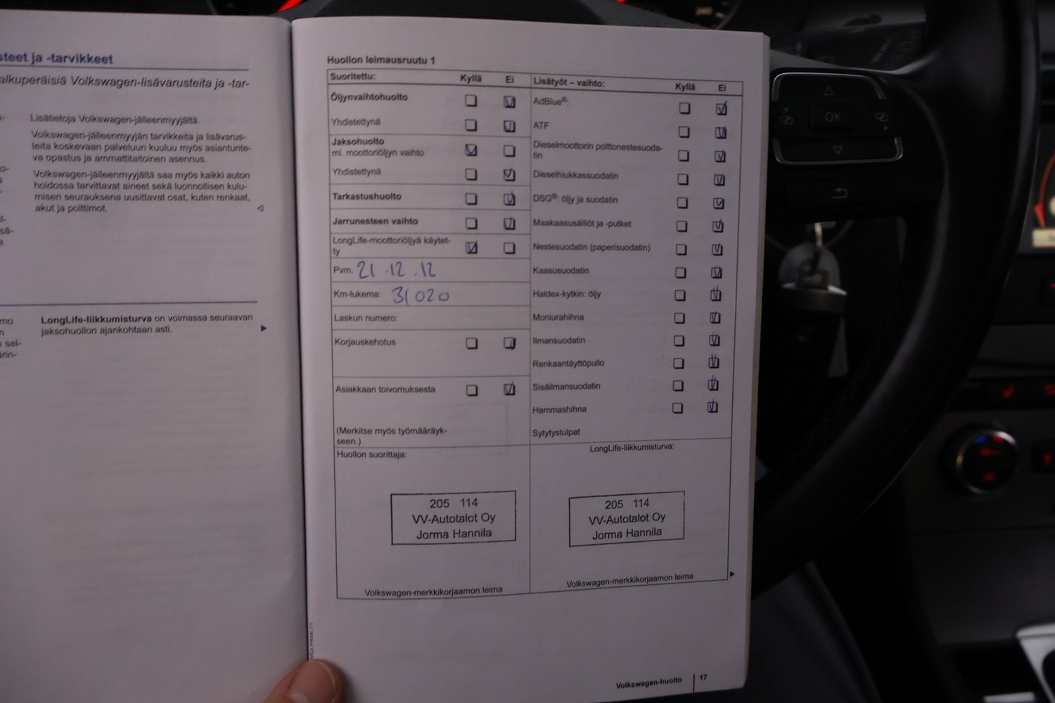 Volkswagen Passat vaihtoauto