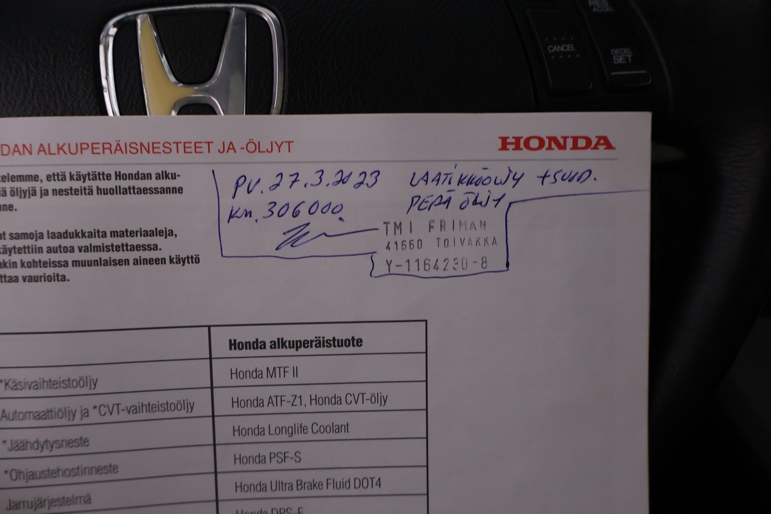 Honda CR-V vaihtoauto
