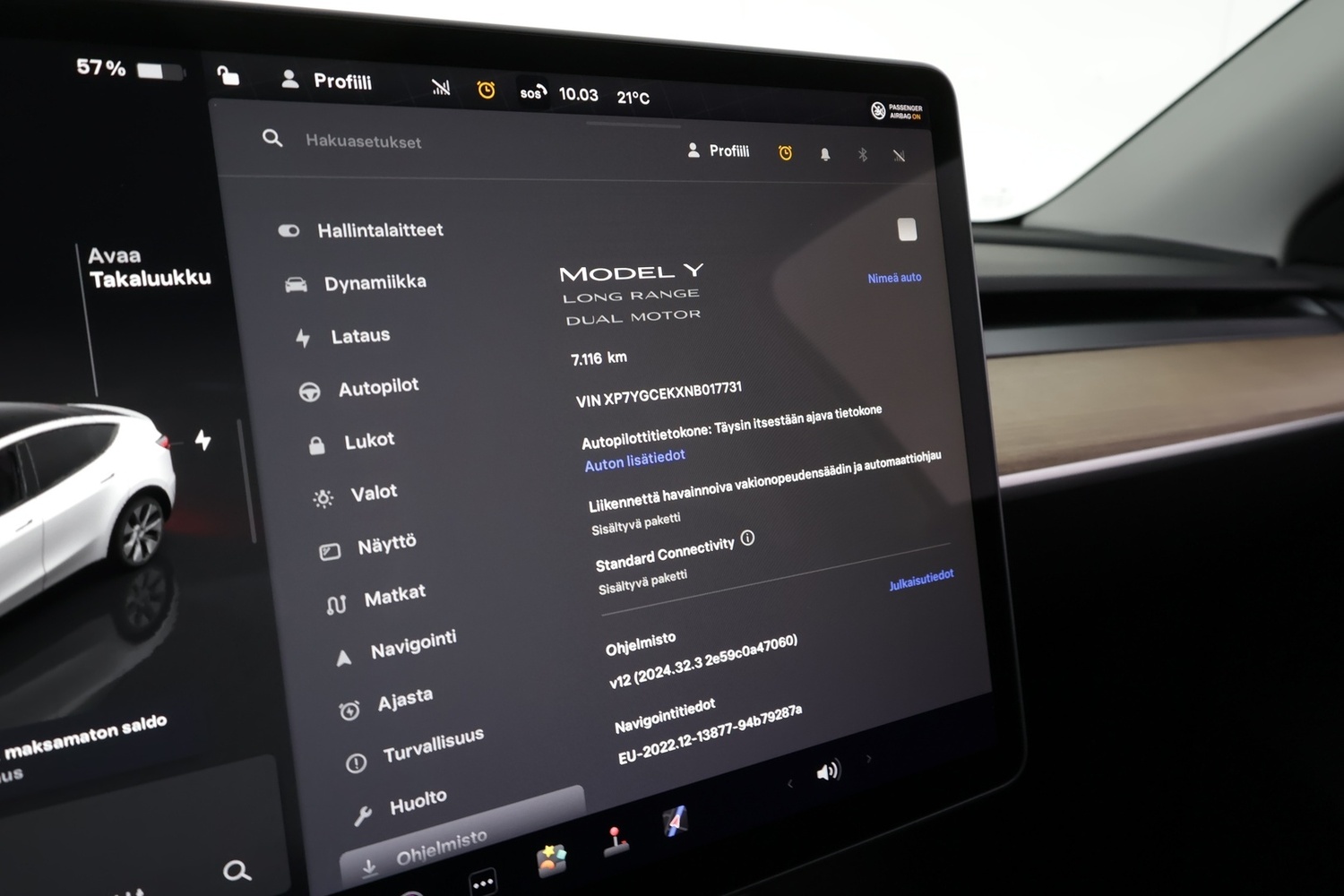 Tesla Model Y vaihtoauto