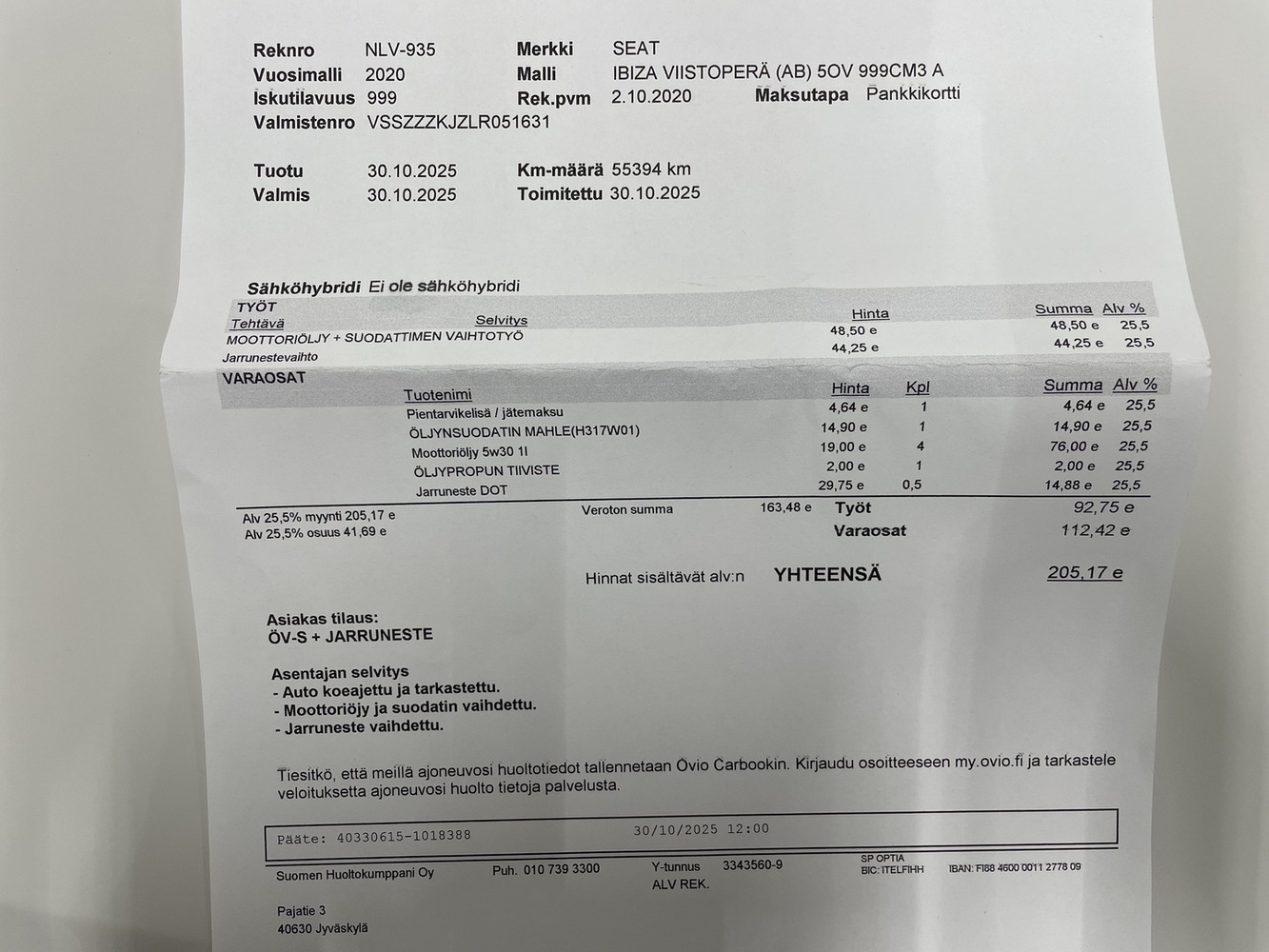 SEAT Ibiza vaihtoauto