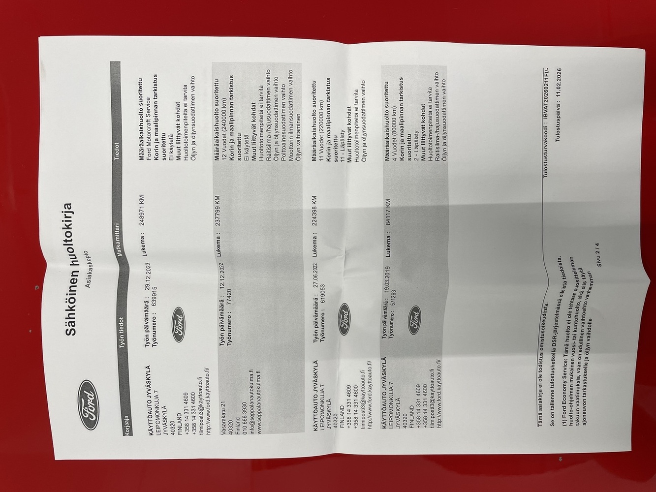 Ford Focus vaihtoauto