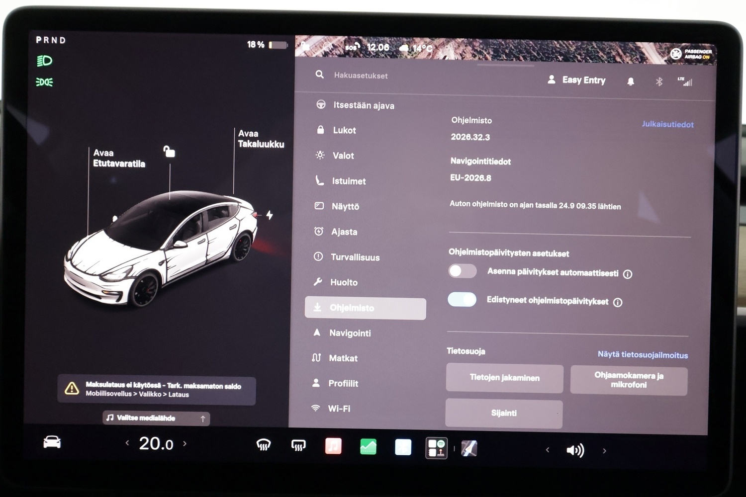 Tesla Model 3 vaihtoauto