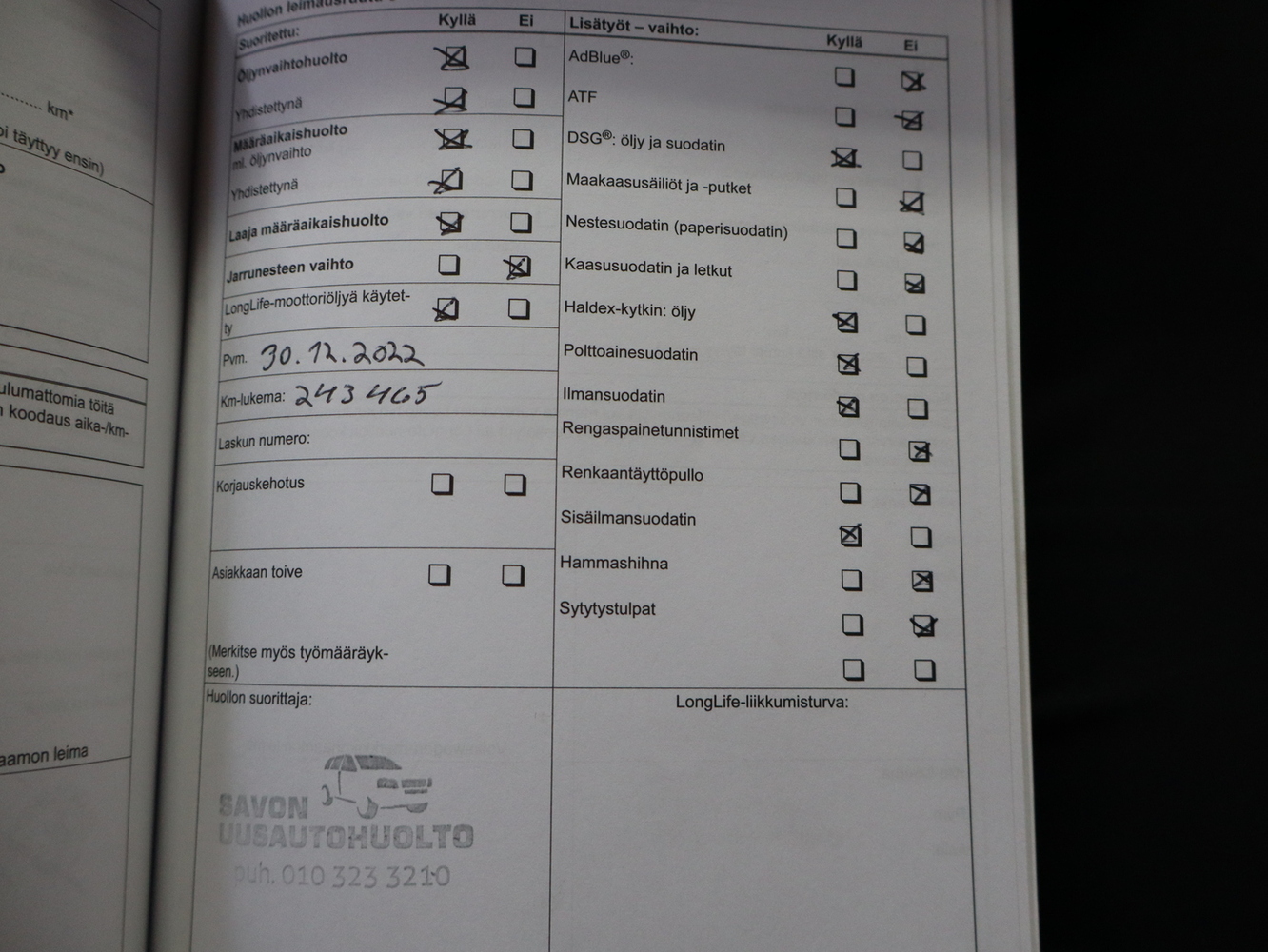 Volkswagen Passat vaihtoauto