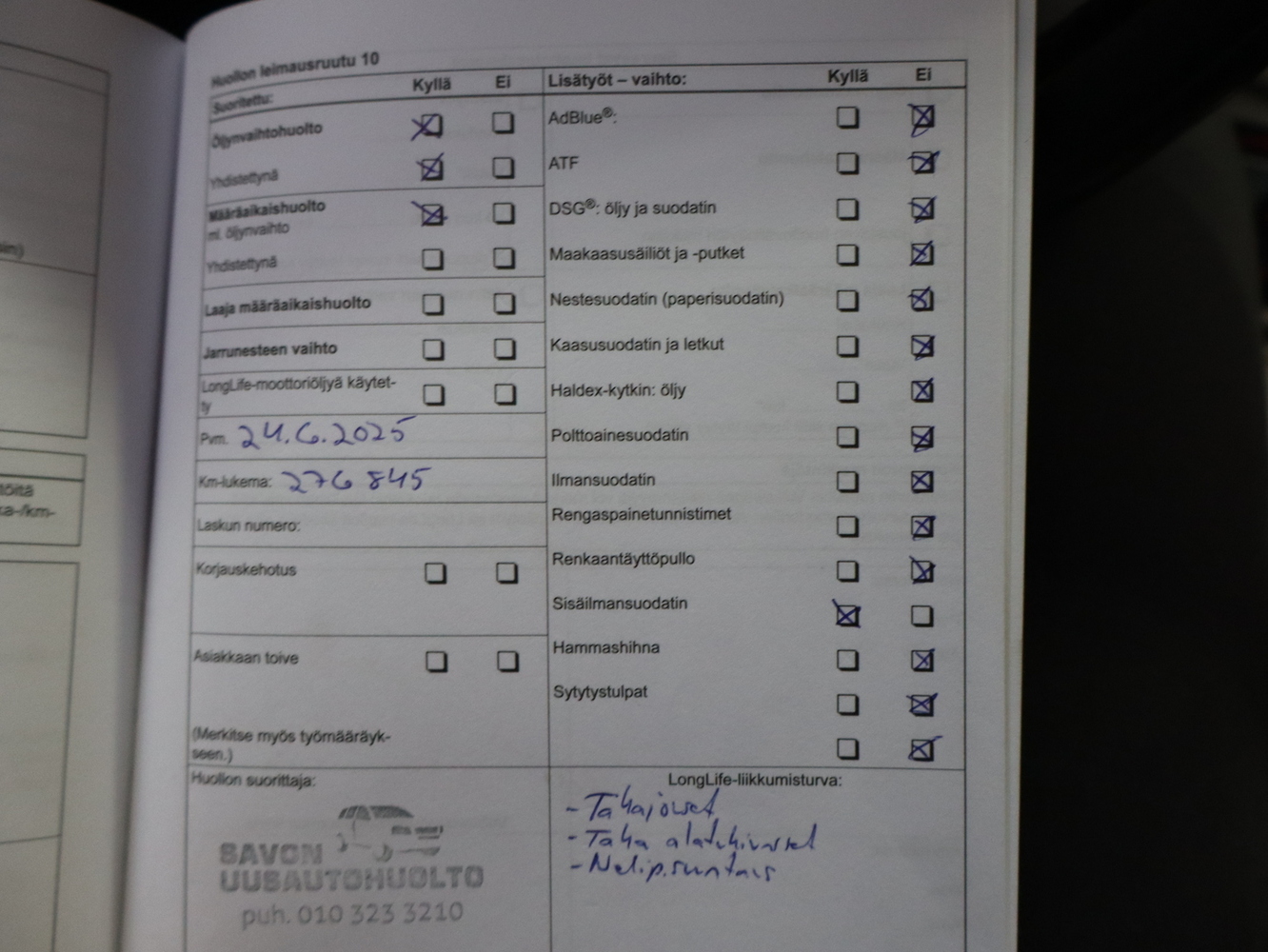 Volkswagen Passat vaihtoauto