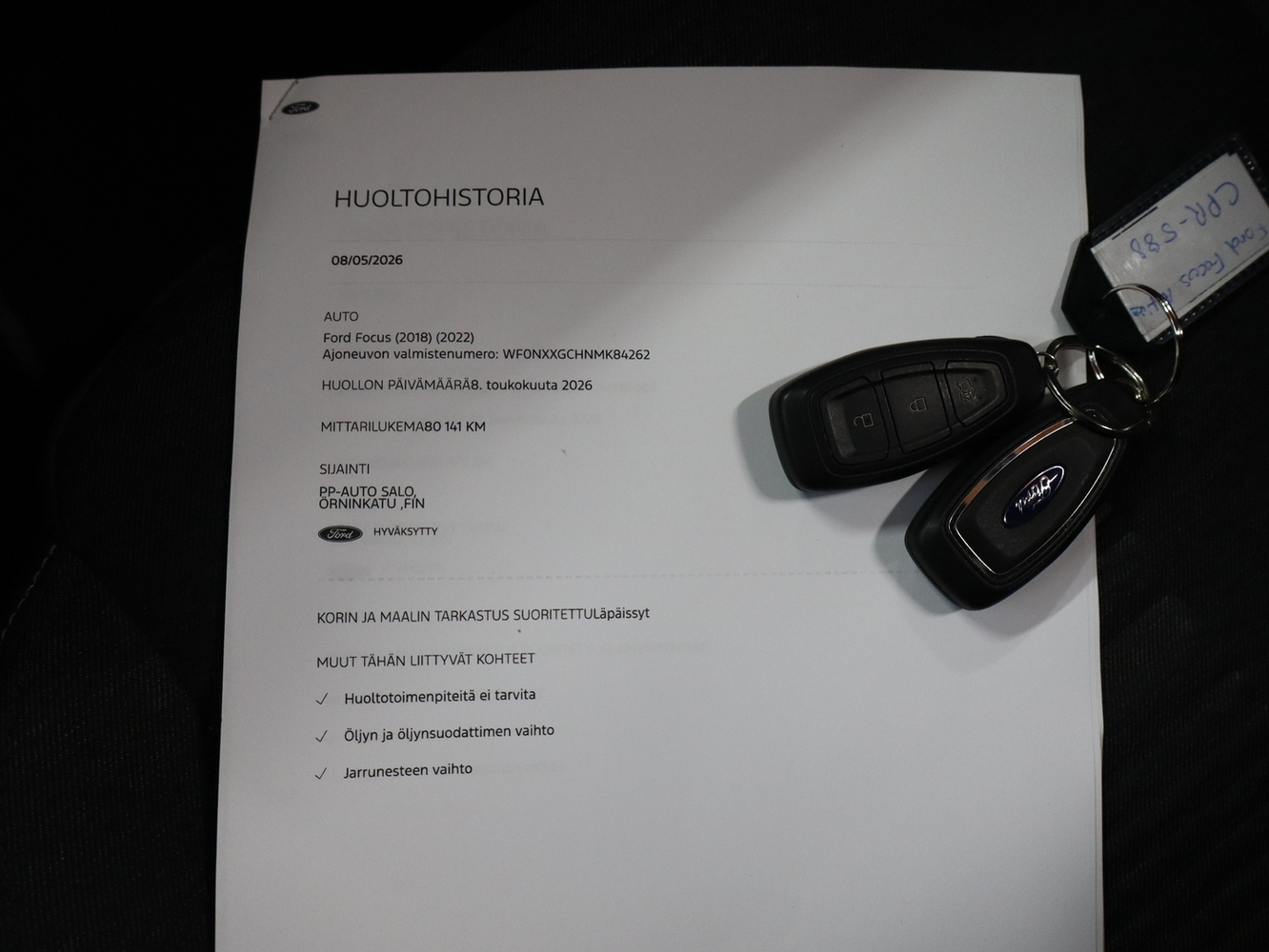 Ford Focus vaihtoauto