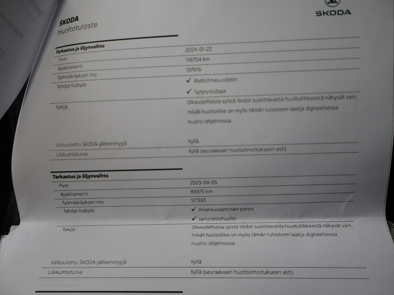 Skoda Octavia vaihtoauto