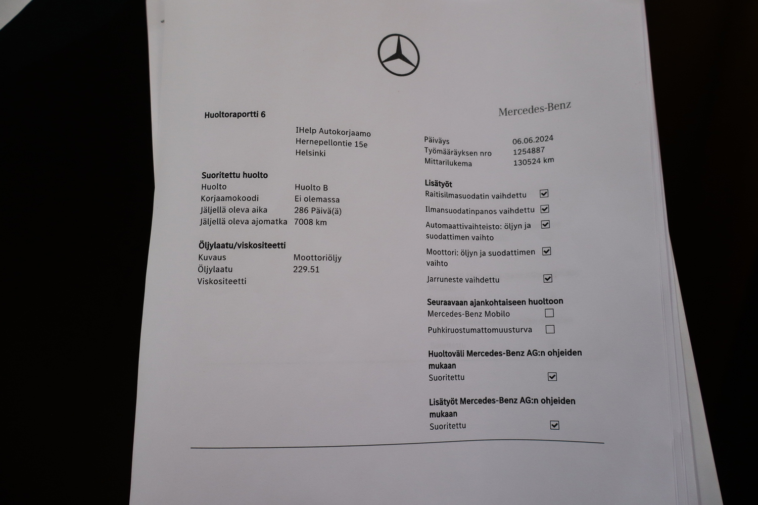 Mercedes-Benz E vaihtoauto