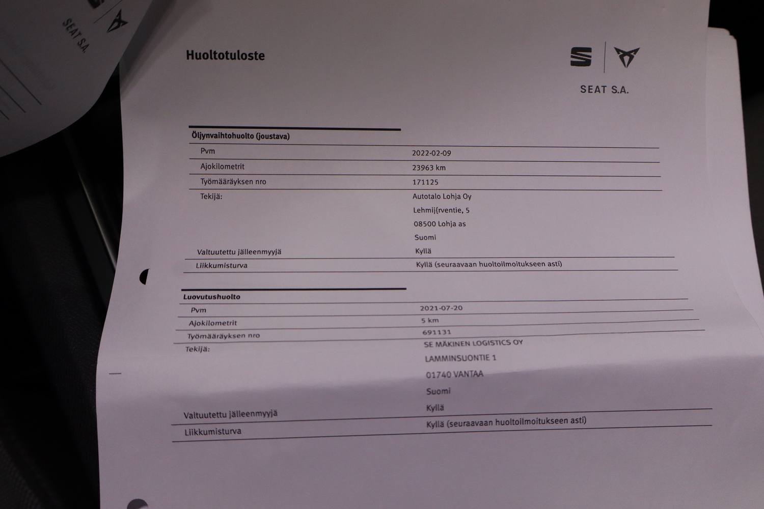 SEAT Leon vaihtoauto