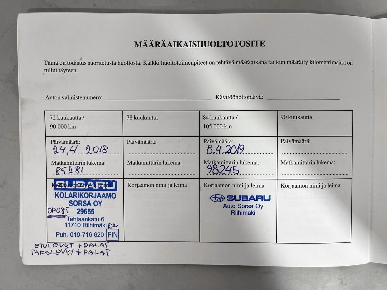 Subaru Forester vaihtoauto