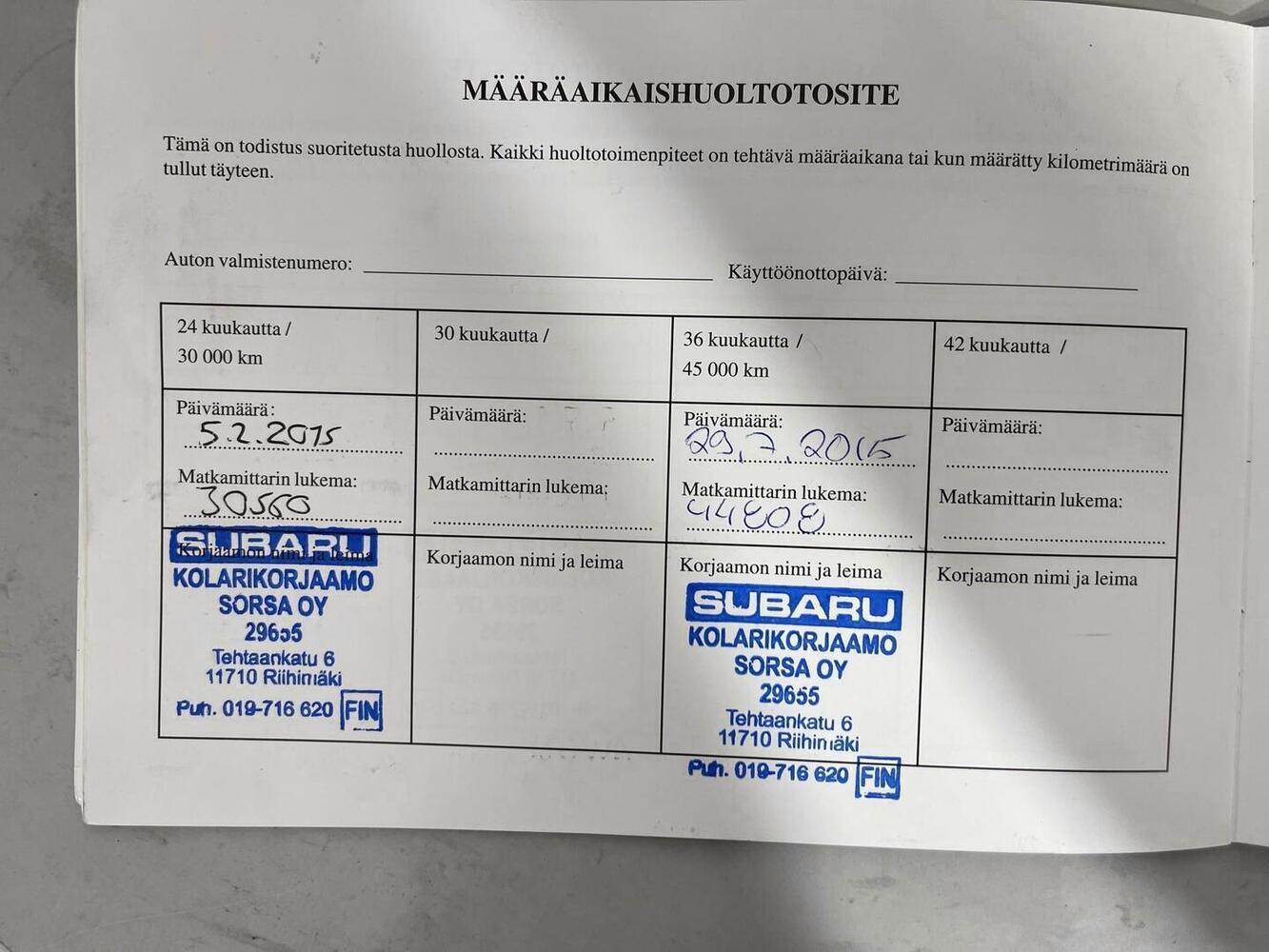 Subaru Forester vaihtoauto