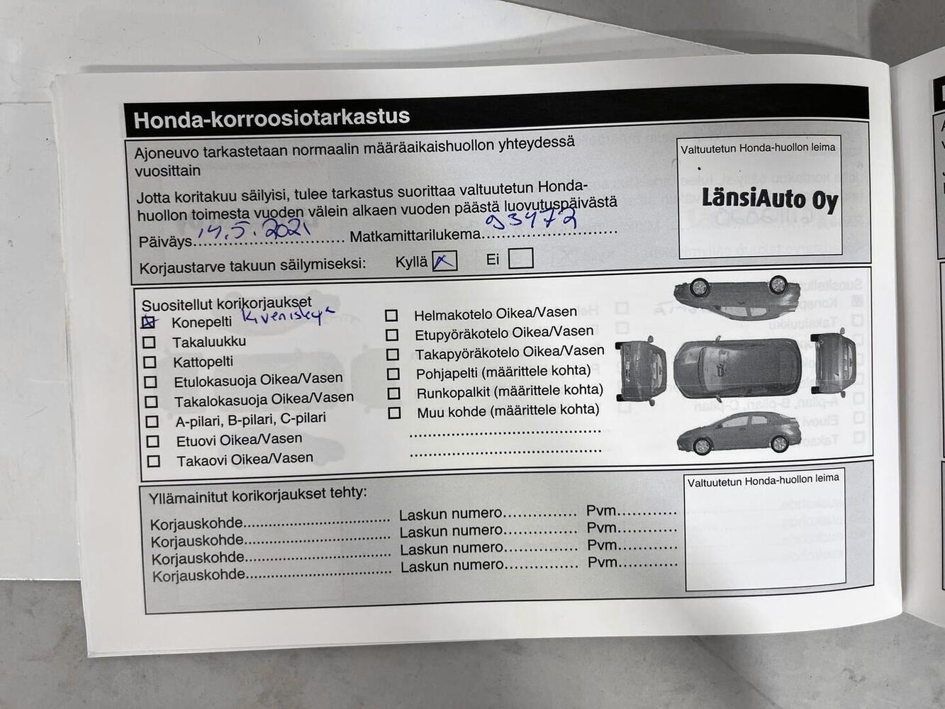 Honda Civic vaihtoauto