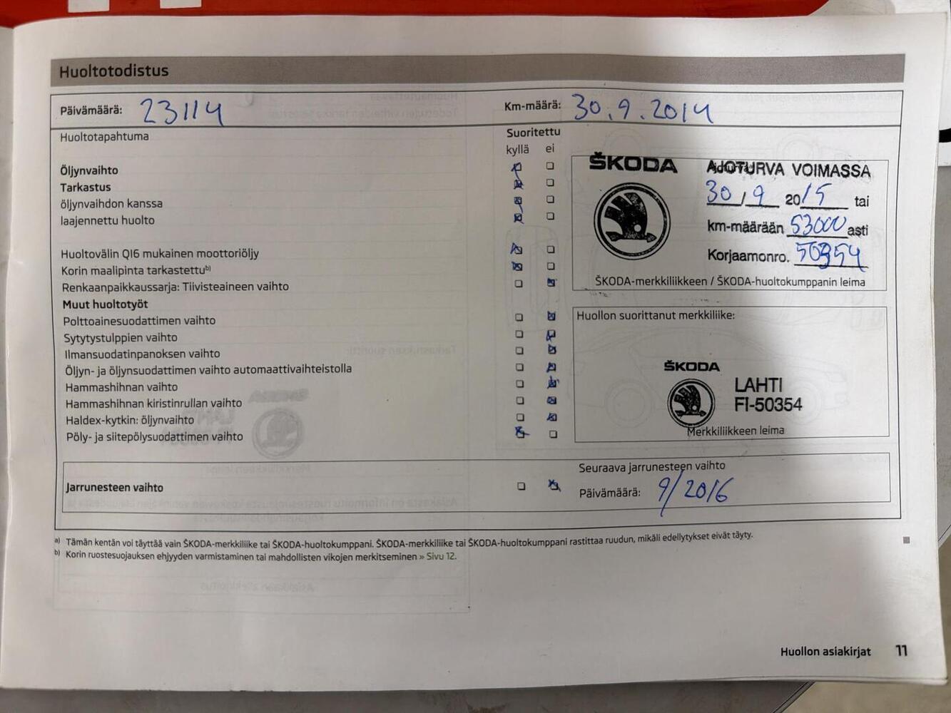 Skoda Octavia vaihtoauto