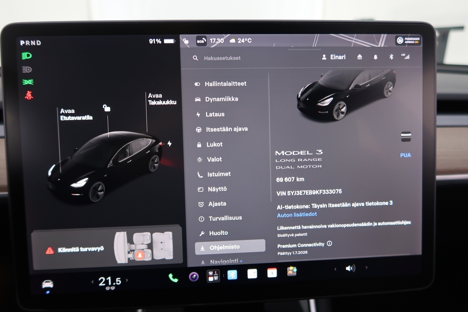 Tesla Model 3 vaihtoauto
