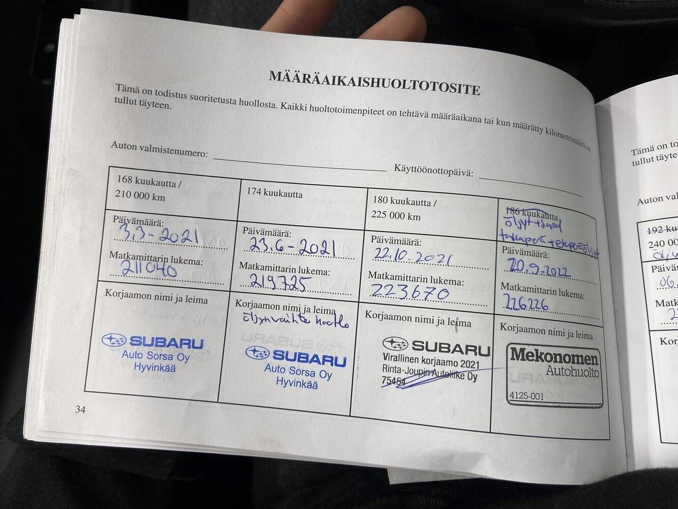 Subaru Outback vaihtoauto