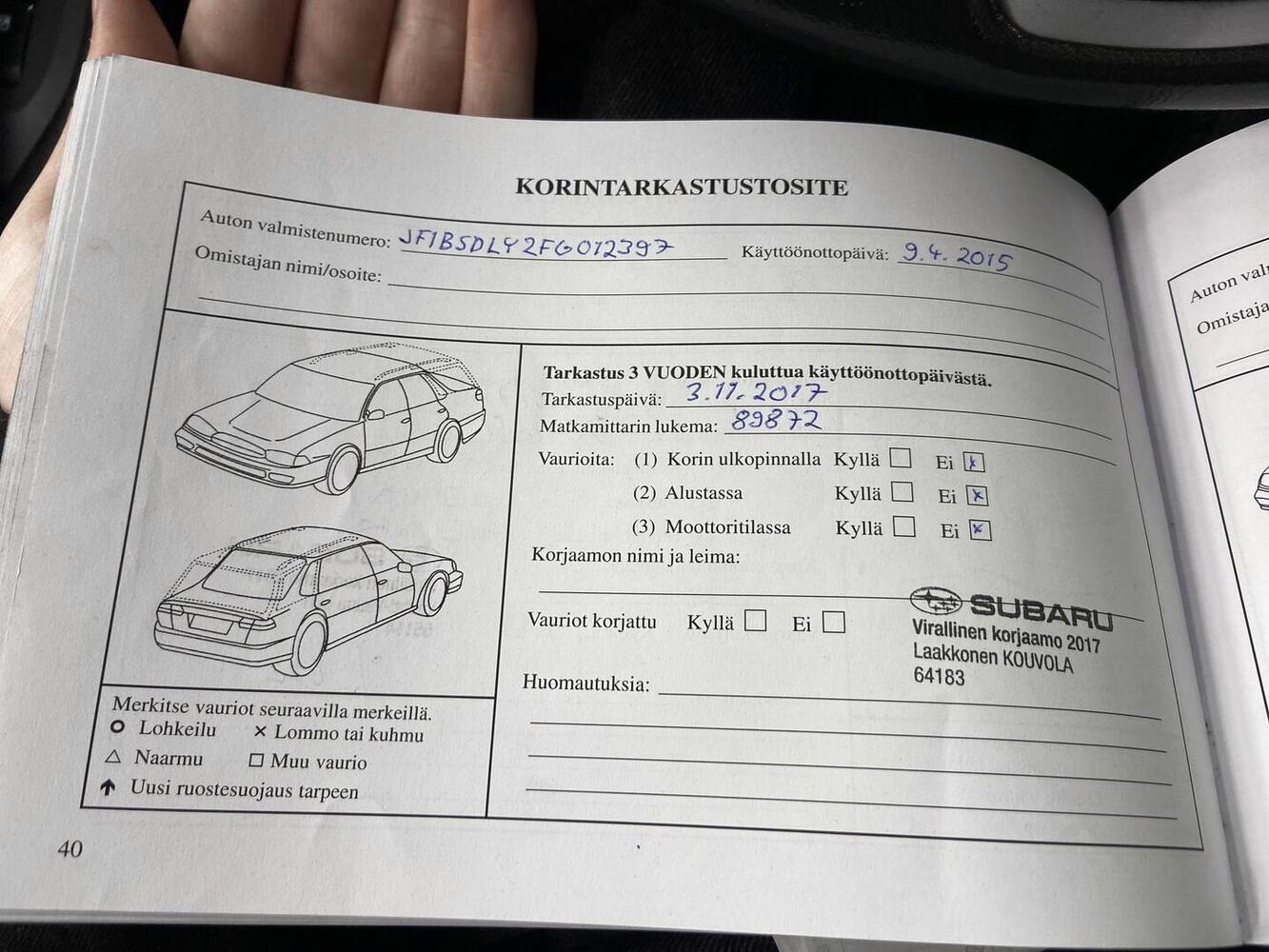 Subaru Outback vaihtoauto