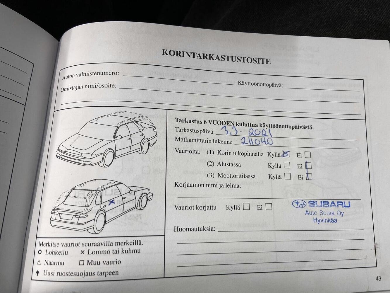 Subaru Outback vaihtoauto