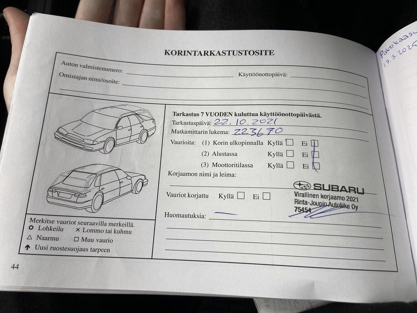 Subaru Outback vaihtoauto
