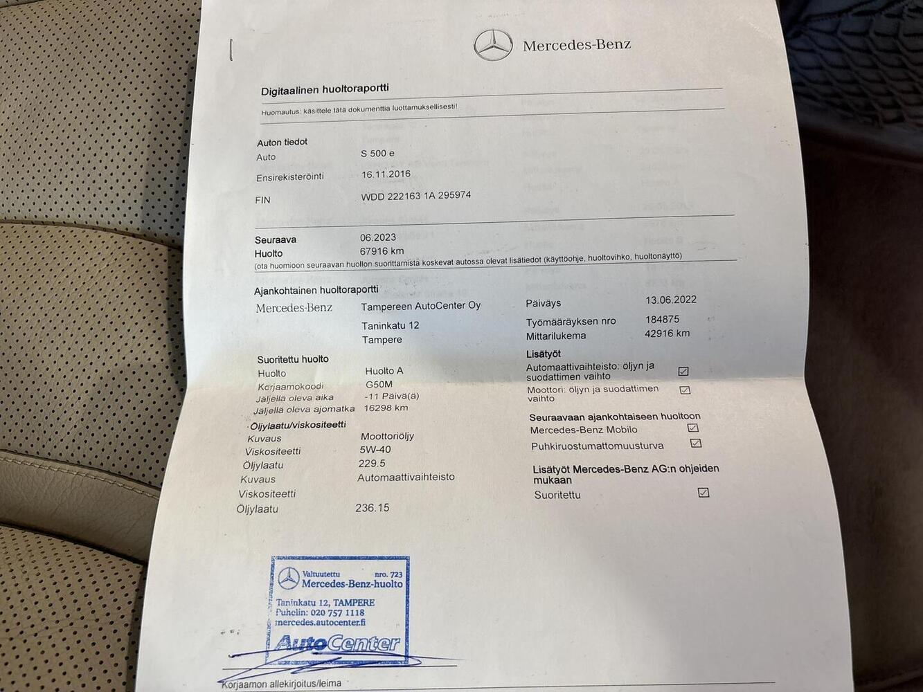 Mercedes-Benz S vaihtoauto