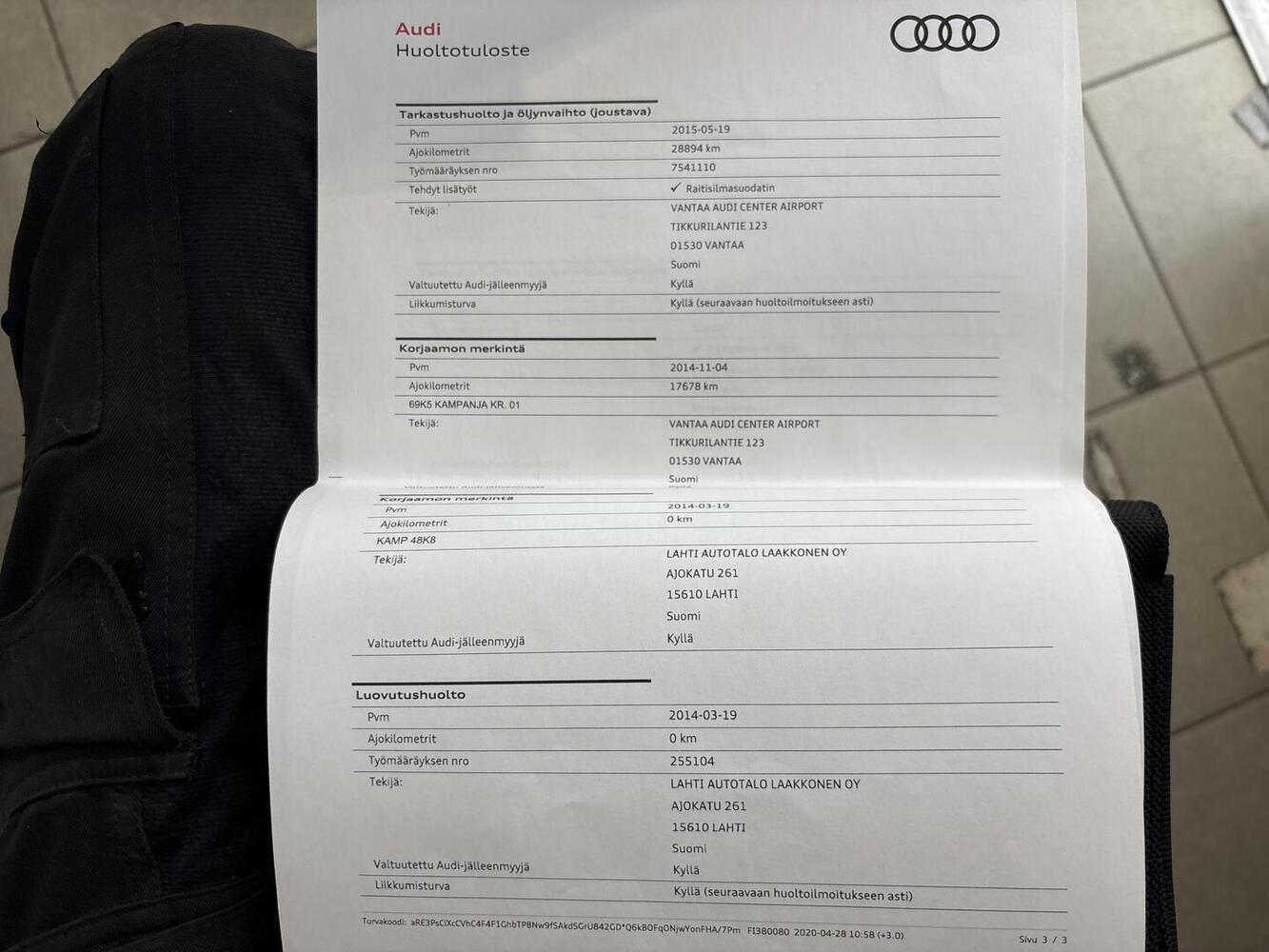 Audi A4 vaihtoauto