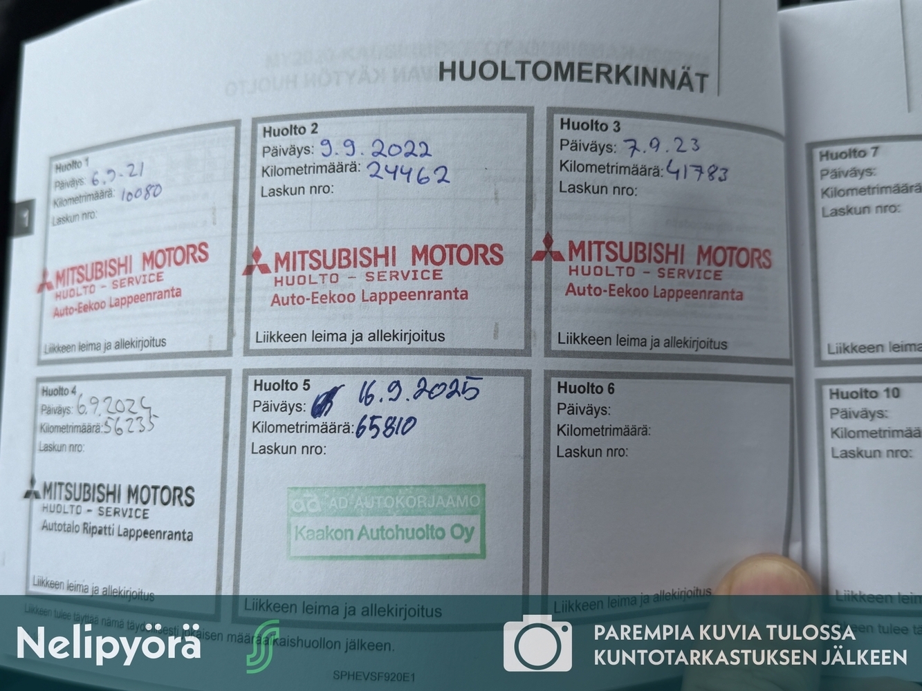Mitsubishi Outlander PHEV vaihtoauto