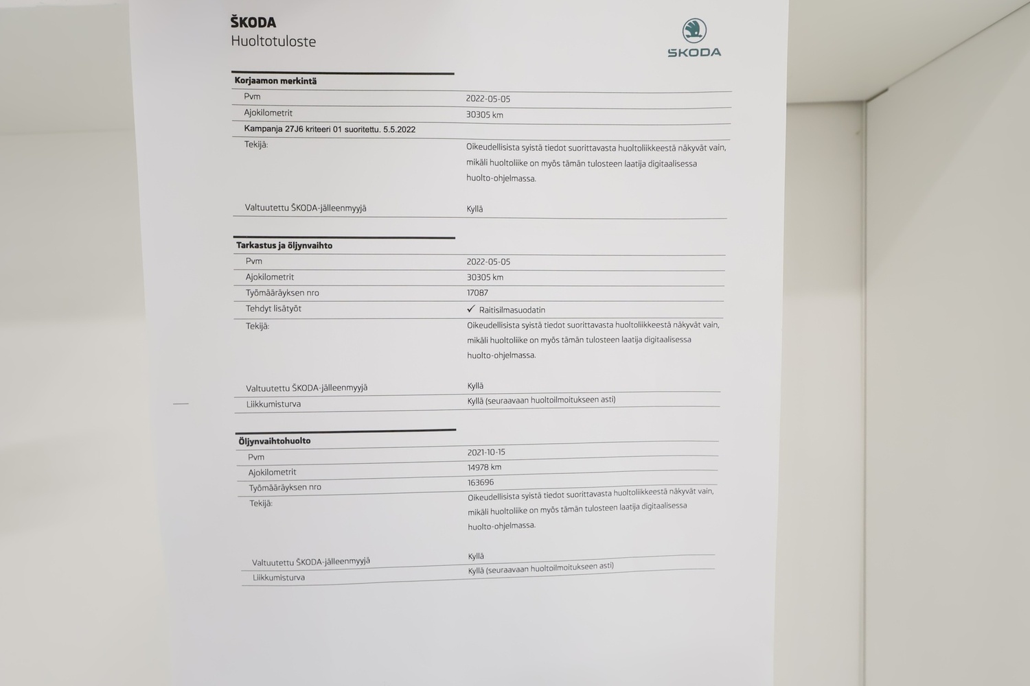 Skoda Octavia vaihtoauto