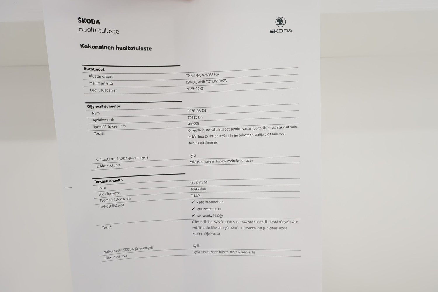 Skoda Karoq vaihtoauto