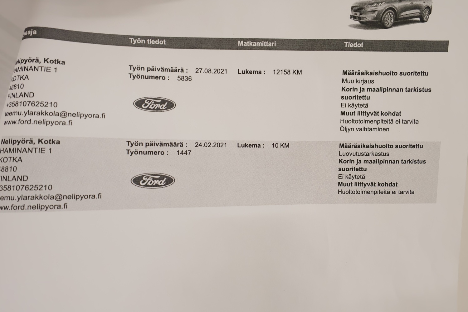 Ford Kuga vaihtoauto