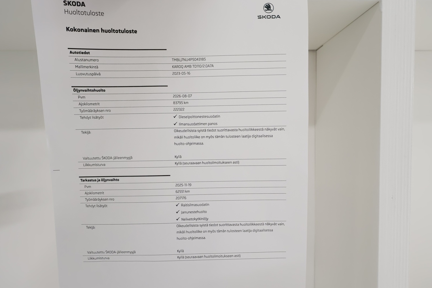 Skoda Karoq vaihtoauto