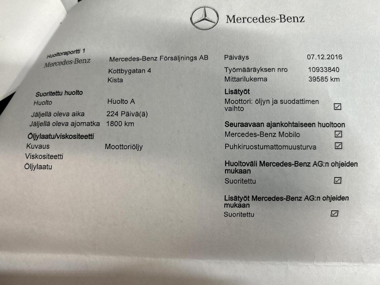 Mercedes-Benz Vito vaihtoauto
