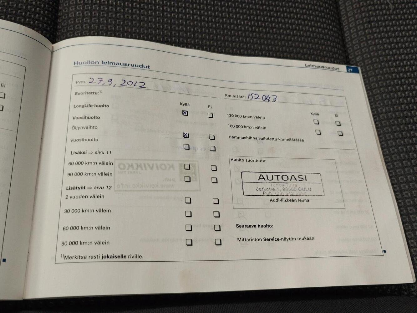 Audi A3 vaihtoauto