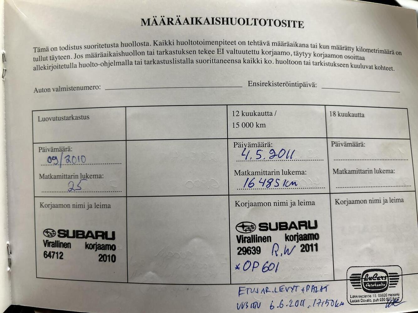 Subaru Forester vaihtoauto
