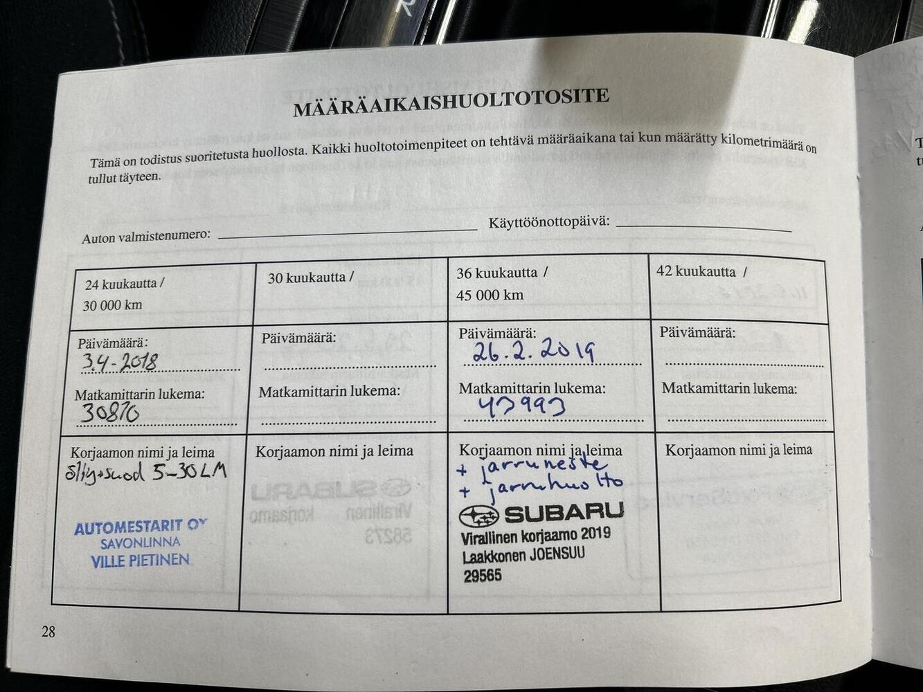 Subaru Outback vaihtoauto