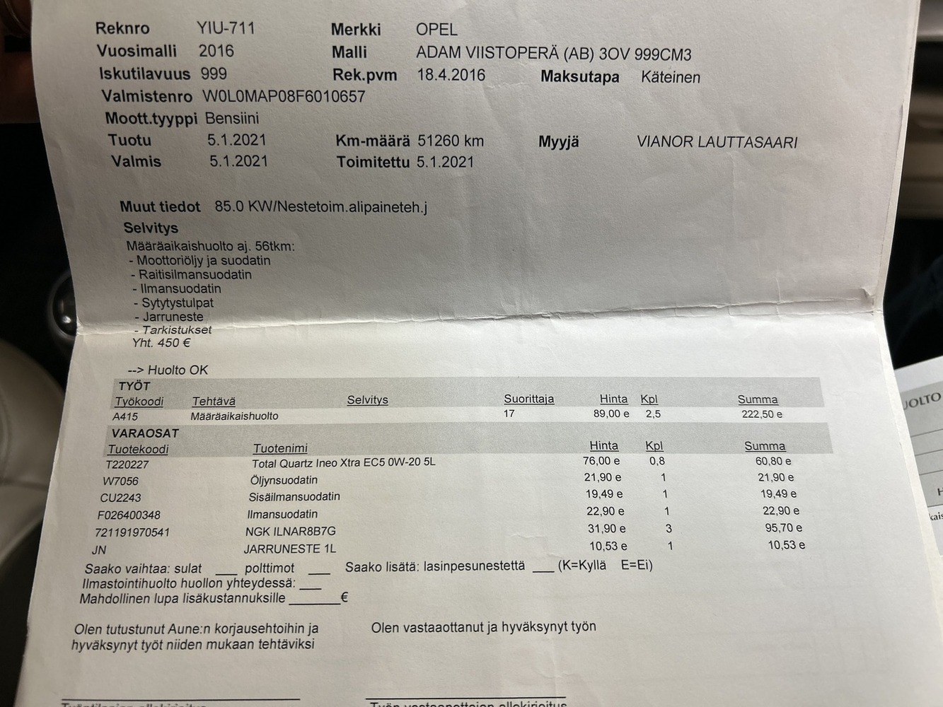Opel Adam vaihtoauto