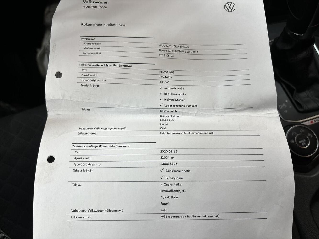 Volkswagen Tiguan vaihtoauto