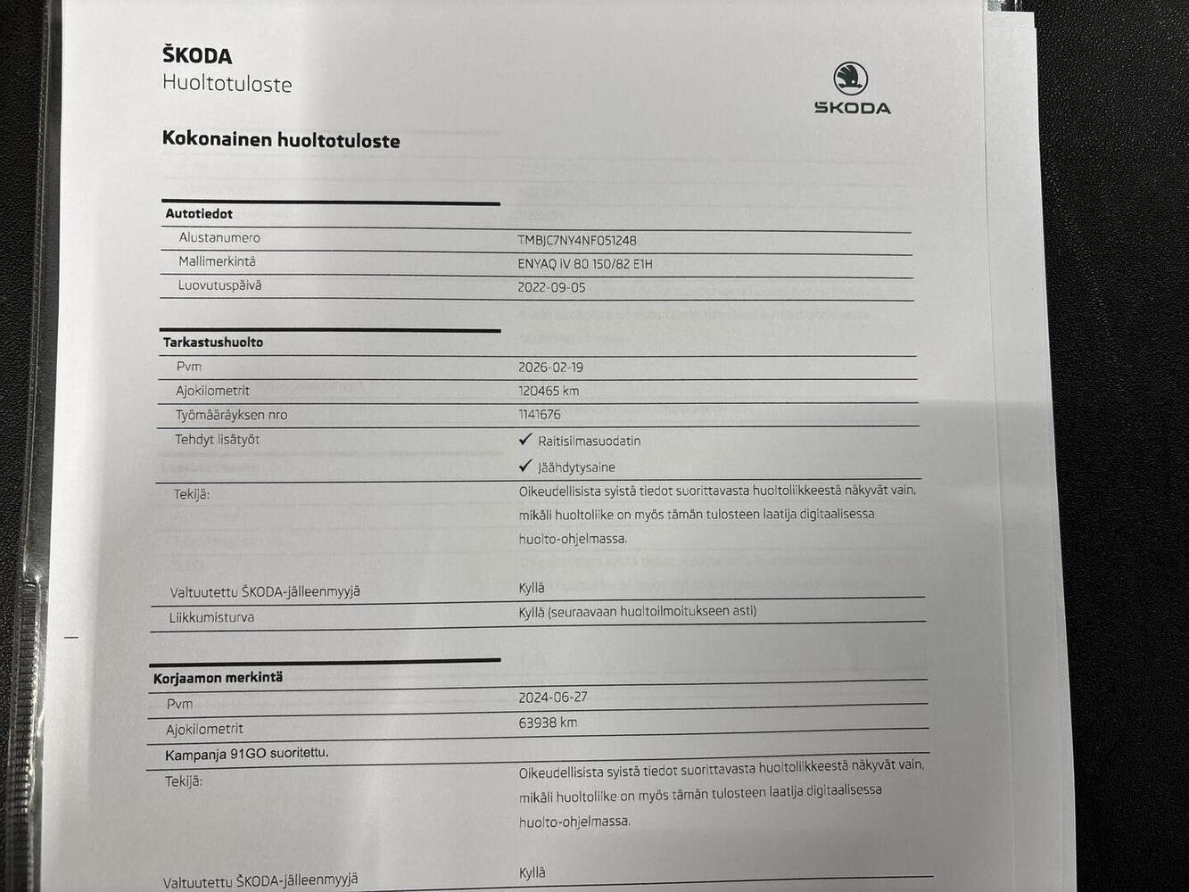 Skoda Enyaq vaihtoauto