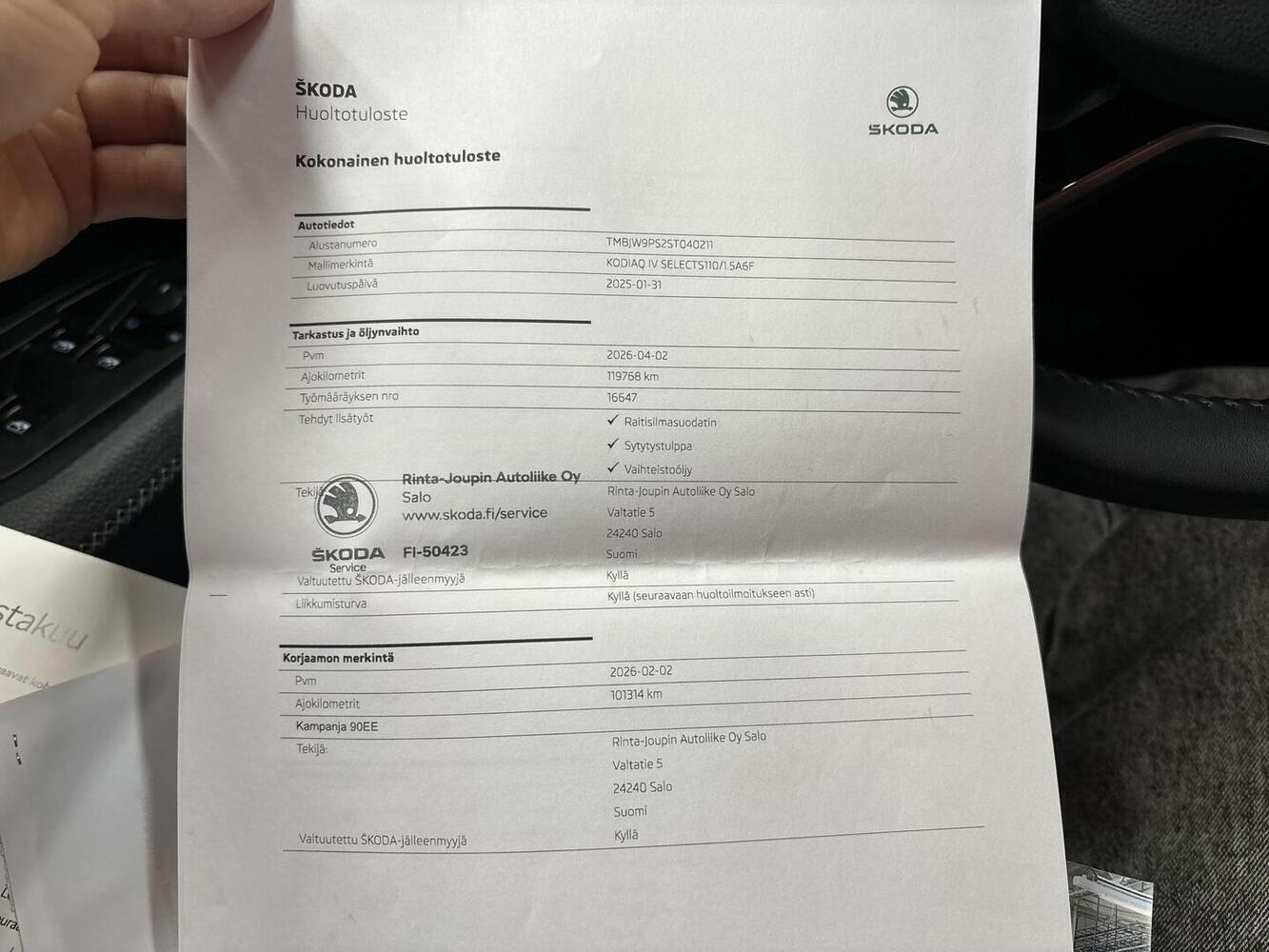 Skoda Kodiaq vaihtoauto